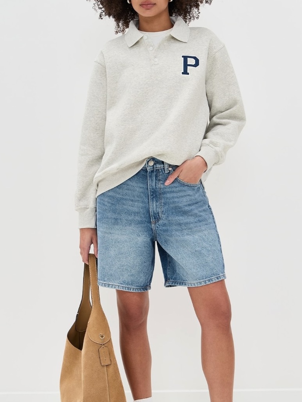 PARKE Rugby Sweatshirt in Classic Grey S/M